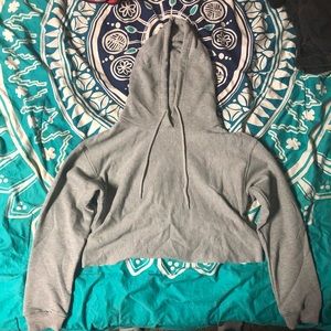 Cropped Pullover Hoodie